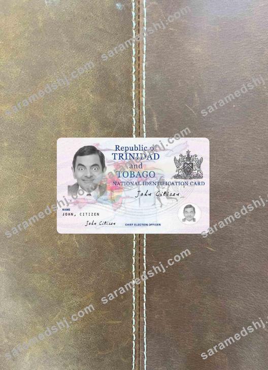 Trinidad and Tobago ID card photolook FRONT